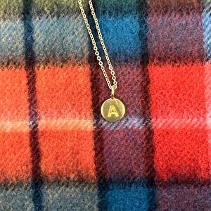 NWT Gold Initial 'A’ Pendant Necklace